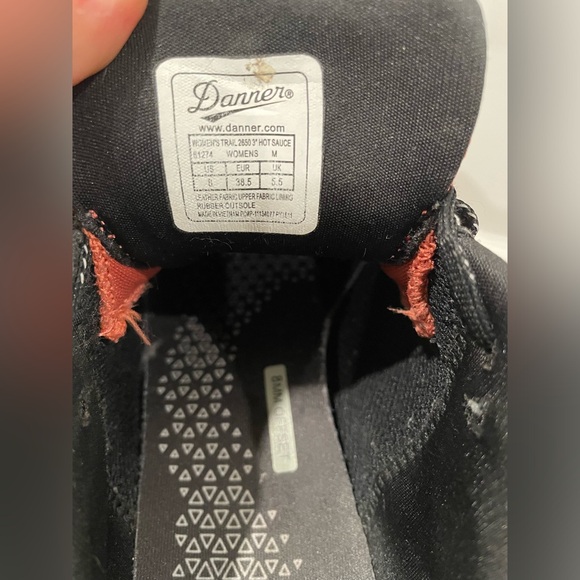 Danner Trail 2650 hiking shoe in hot sauce. Women's size 8. - Picture 15 of 15